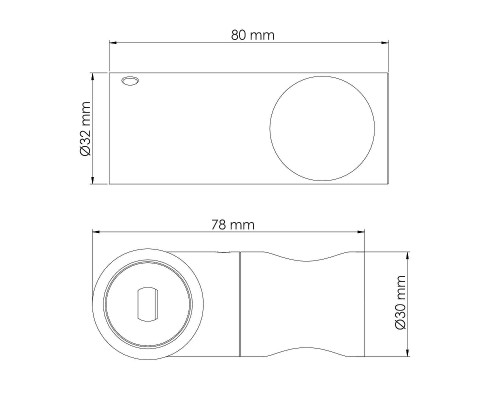 Держатель ручного душа WasserKRAFT A322 Золото глянцевое
