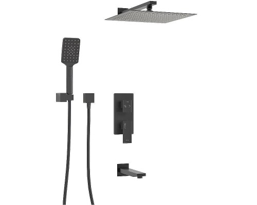 Душевая система WasserKRAFT Abens A172071 Черная матовая