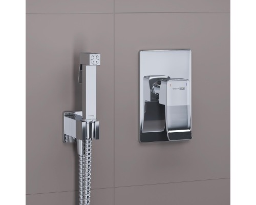 Гигиенический душ со смесителем WasserKRAFT Aller A106156 Хром