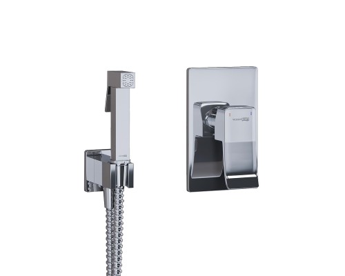 Гигиенический душ со смесителем WasserKRAFT Aller A106157 Хром