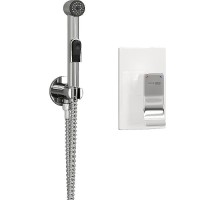 Гигиенический душ со смесителем WasserKRAFT Aller A010656WHITE Хром Белый