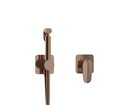 Гигиенический душ со смесителем WasserKRAFT Asphe A7751.290.292.335 Розовое золото
