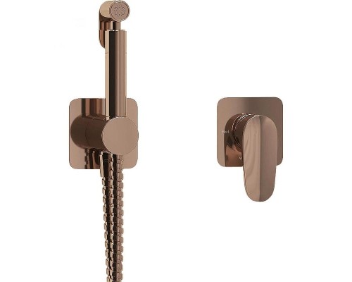 Гигиенический душ со смесителем WasserKRAFT Asphe A7751.290.292.335 Розовое золото