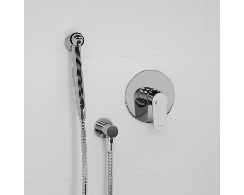 Гигиенический душ со смесителем WasserKRAFT Dill A06156 Хром