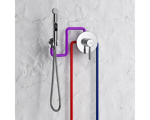 Гигиенический душ со смесителем WasserKRAFT Dill A06157 Хром