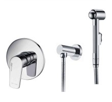 Гигиенический душ со смесителем WasserKRAFT Dill A06157 Хром