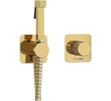 Гигиенический душ со смесителем WasserKRAFT Ems A7651.280.238.216 Золото глянцевое
