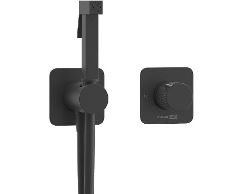 Гигиенический душ со смесителем WasserKRAFT Fulda A5251.302.241.212 Черный матовый