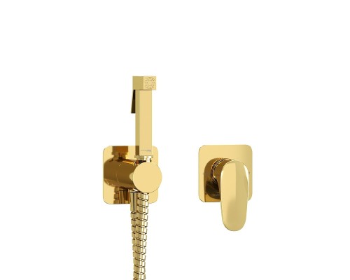 Гигиенический душ со смесителем WasserKRAFT Neckar A2151.280.238.216 Золото глянцевое