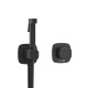 Гигиенический душ со смесителем WasserKRAFT Nuthe A9151.327.241.212 Черный матовый