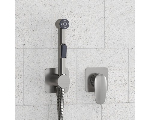 Гигиенический душ со смесителем WasserKRAFT Spree A1451.275.100.092 Никель