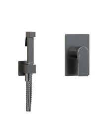 Гигиенический душ со смесителем WasserKRAFT Wiese 8400 A8451.186.239.215 цвет Оружейная сталь