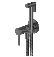 Гигиенический душ со смесителем Whitecross Y gunmetal SYSYBI2GM Оружейная сталь