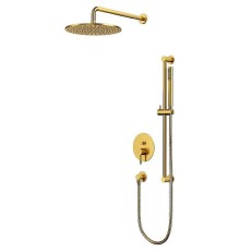 Душевая система Whitecross Y brushed gold YSET05GLB Брашированное золото