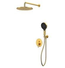 Душевая система Whitecross Y brushed gold YSET04TOPGLB Брашированное золото