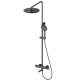 Душевая система Wonzon & Woghand WW-88739902-BGM с термостатом цвет Темный графит
