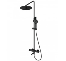 Душевая система Wonzon & Woghand WW-88739902-MB с термостатом цвет Черный матовый