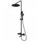 Душевая система Wonzon & Woghand WW-88739902-MB с термостатом цвет Черный матовый