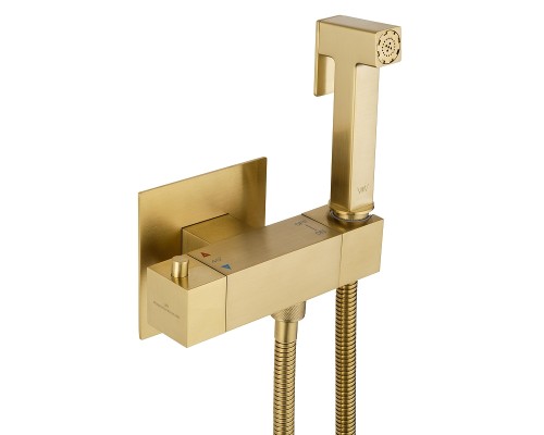Гигиенический душ со смесителем Wonzon & Woghand WW-88819903-BG цвет Брашированное золото