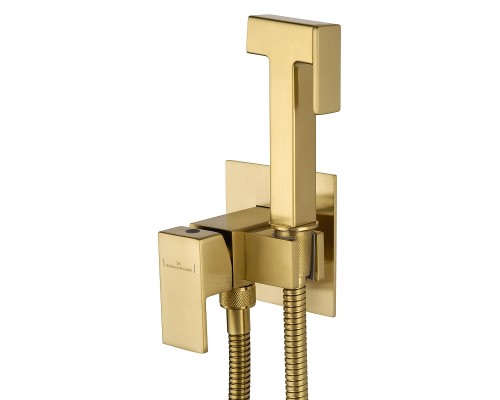 Гигиенический душ со смесителем Wonzon & Woghand WW-88829903-BG цвет Брашированное золото