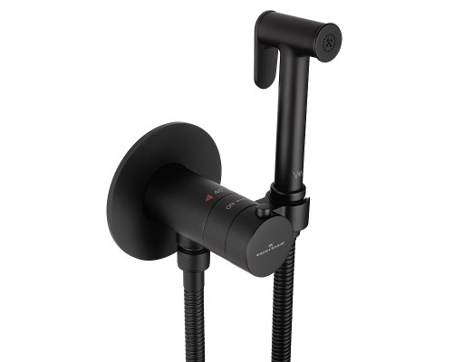 Гигиенический душ со смесителем Wonzon & Woghand WW-88829909-MB цвет Черный матовый