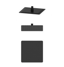 Верхний душ Wonzon & Woghand WW-88DP06-MB цвет Черный матовый