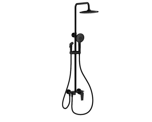 Душевая система Wonzon & Woghand WW-A30874-MB цвет Черный матовый