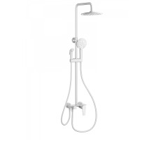 Душевая система Wonzon & Woghand WW-A30874-MW цвет Белый матовый