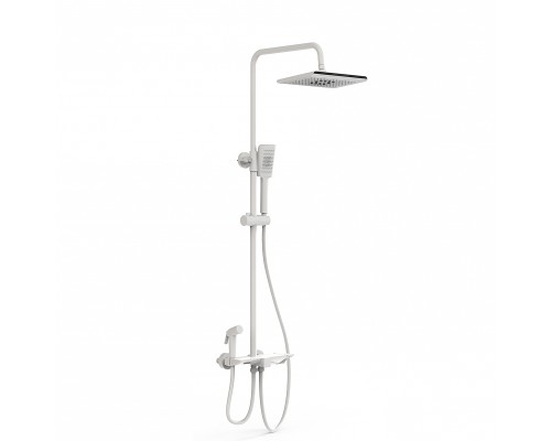 Душевая система Wonzon & Woghand WW-B3310-MW с термостатом цвет Белый матовый
