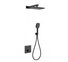 Душевая система Wonzon & Woghand WW-D2017-B-MB с термостатом цвет Черный матовый