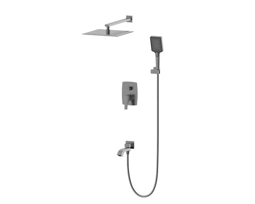 Душевая система Wonzon & Woghand Flex WW-88939072-BGM цвет Темный графит
