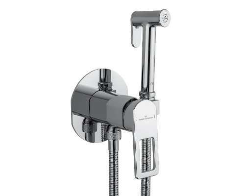 Гигиенический душ со смесителем Wonzon & Woghand Frame WW-88829010-CR цвет Хром