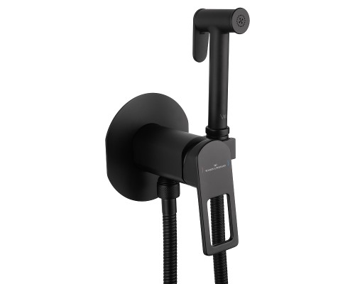 Гигиенический душ со смесителем Wonzon & Woghand Frame WW-88829010-MB цвет Черный матовый
