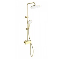 Душевая система Wonzon & Woghand Muse WW-B3110-BG с термостатом цвет Брашированное золото