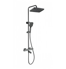 Душевая система Wonzon & Woghand Stay WW-B3016-T1-BGG с термостатом цвет Темный графит