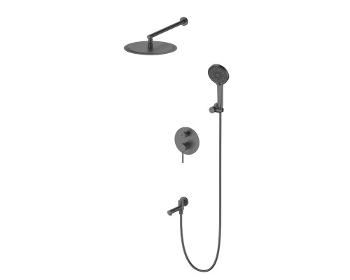 Душевая система Wonzon & Woghand Stick WW-88939017-BGM цвет Темный графит