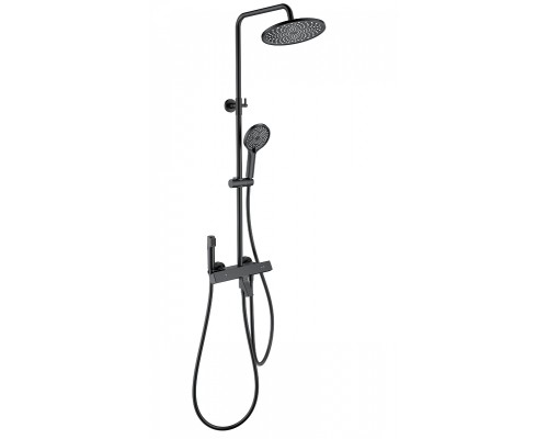 Душевая система Wonzon & Woghand The One WW-B3094-MB с термостатом цвет Черный матовый
