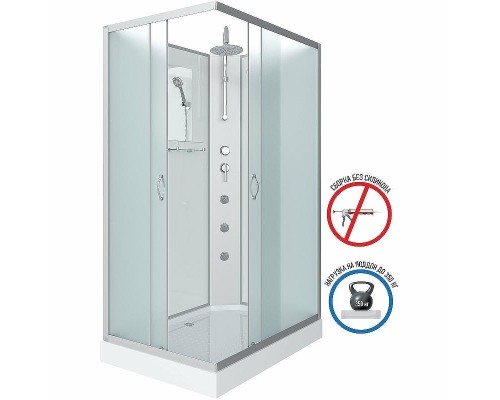 Душевая кабина Niagara Classic 120х90 NG-43295-14QBKTG с гидромассажем