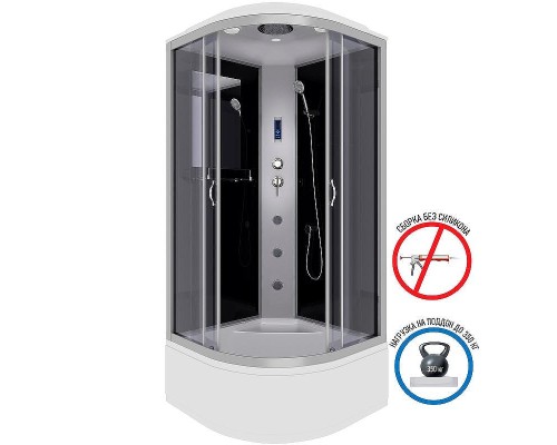 Душевая кабина Niagara Classic 90x90 NG-2508-14F с гидромассажем