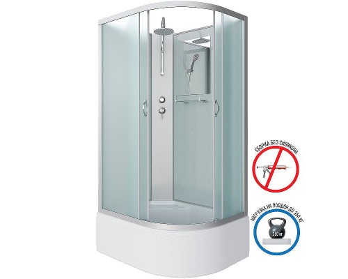 Душевая кабина Niagara Classic 120x80 L NG-2310-14LBKT без гидромассажа