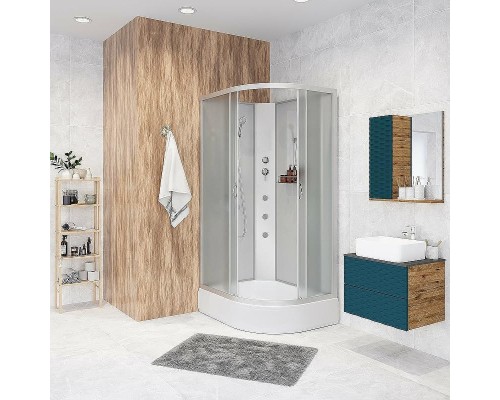 Душевая кабина Niagara Classic 100х80 L NG-33084-14LBKG с гидромассажем