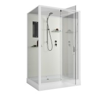 Душевая кабина Niagara Standart 100х80 ST100/80/15Q/BK без гидромассажа