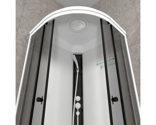 Душевая кабина Triton Грэй-Вайт 90x90 Щ0000067301 без гидромассажа