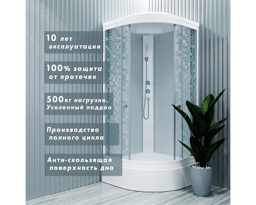 Душевая кабина Triton Стандарт 100x100 Щ0000061822 без гидромассажа