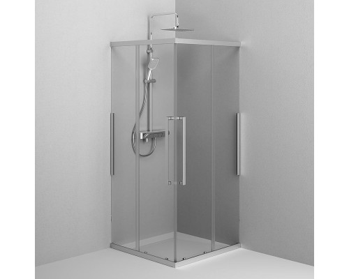 Душевой уголок AM.PM Func 90x90 W84G-403-9090-МТ профиль Хром матовый стекло прозрачное