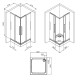 Душевой уголок AM.PM Func 90x90 W84G-403-9090-МТ профиль Хром матовый стекло прозрачное