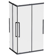 Душевой уголок AM.PM Func 120x80 W84G-403-12080-BT профиль Черный матовый стекло прозрачное