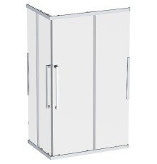 Душевой уголок AM.PM Func 120x80 W84G-403-12080-MT профиль Хром матовый стекло прозрачное