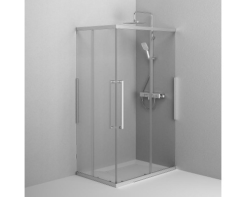 Душевой уголок AM.PM Func 120x80 W84G-403-12080-MT профиль Хром матовый стекло прозрачное