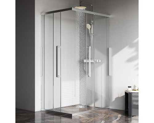 Душевой уголок AM.PM Func 120x90 W84G-403-12090-MT профиль Хром матовый стекло прозрачное